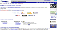 Desktop Screenshot of matweb.com